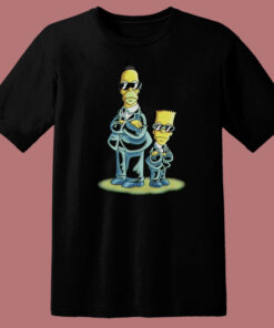 The Simpsons Men in Black T Shirt Style 1