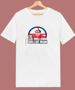 The Six Million Dollar Man 80s T Shirt The Six Million Dollar Man 80s T Shirt