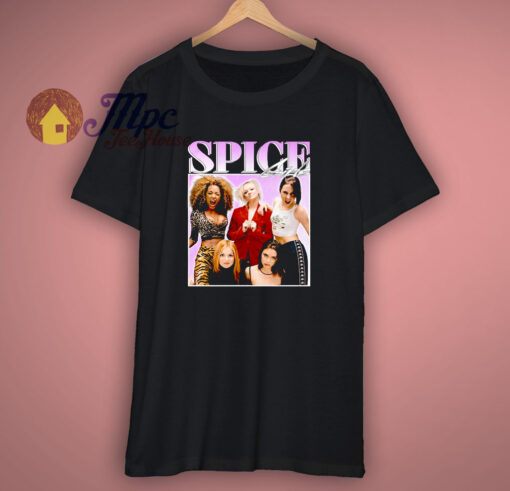 The Spice Girls 90s Vintage Black Shirt