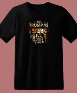 The Trump 45 Cause The 44 Didnt Work 80s T Shirt 1