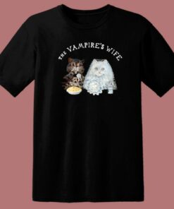 The Vampire Bride Cat T Shirt Style 1 The Vampire Bride Cat T Shirt Style 2