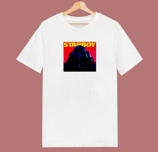 The Weeknd Starboy Album Cover 80s T Shirt