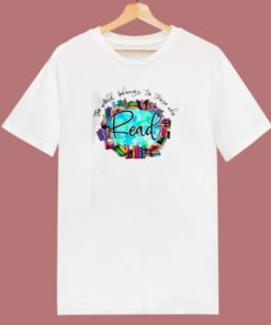 The World Belongs To Those Who Read 80s T Shirt