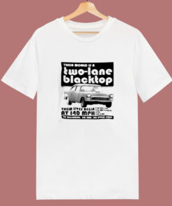 Their World Is A Two Lane Blacktop 80s T Shirt 1