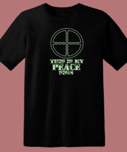This Is My Peace Sign 80s T Shirt Style This Is My Peace Sign 80s T Shirt Style