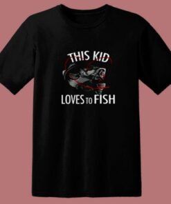 This Kid Loves To Fish 80s T Shirt 1 This Kid Loves To Fish 80s T Shirt 2