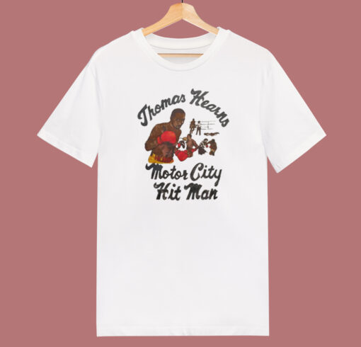 Thomas Hearns Motor City T Shirt Style