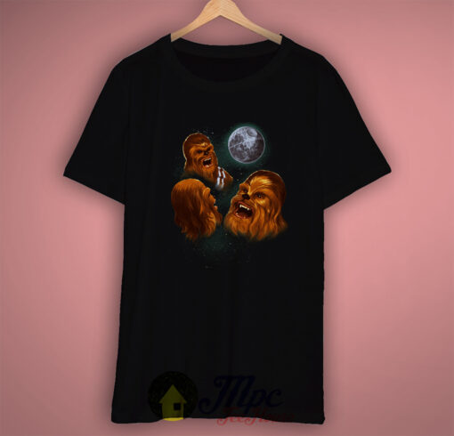 Three Chewbacca Cool Graphic T Shirt