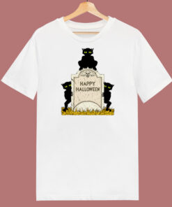 Three Imps Happy Halloween 80s T Shirt Three Imps Happy Halloween 80s T Shirt