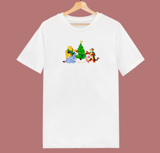 Tiger Piglet And Pooh Friends Christmas 80s T Shirt