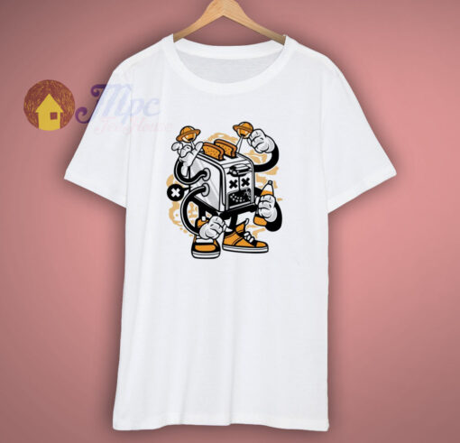 Toaster Out Of Space Cartoon T Shirt