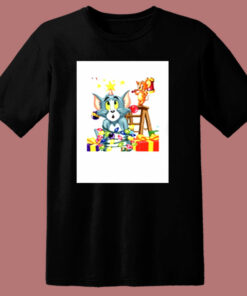 Tom Jerry Cartoon Vintage Christmas 80s T Shirt Tom Jerry Cartoon Vintage Christmas 80s T Shirt