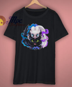 Toothless and Light Fury Cute T Shirt Toothless and Light Fury Cute T Shirt