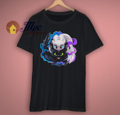 Toothless and Light Fury Cute T Shirt