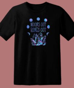 Top Moons Out Runes Out 80s T Shirt Style