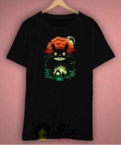 Totoro Catbus Dark Night Unisex Premium T Shirt Size S-2XL 2 Totoro Catbus Dark Night Unisex Premium T Shirt Size S 2XL 3