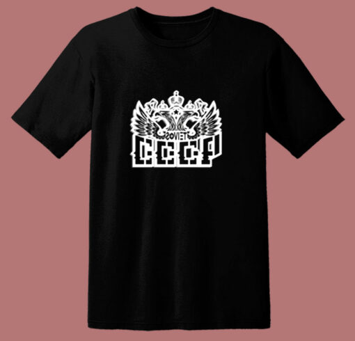 Tovaritch Noir Cccp Logo 80s T Shirt