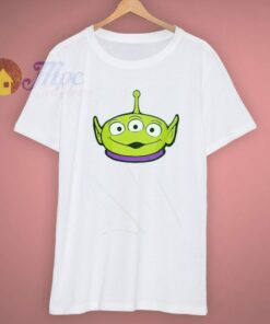 Toy Story Pizza Disney Pixar Alien Face T Shirt