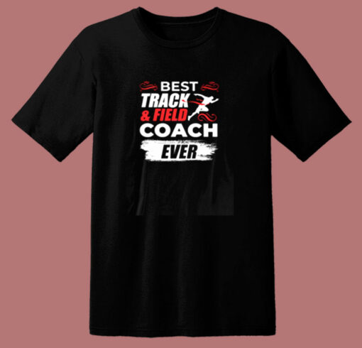 Track And Field Sport Coach 80s T Shirt