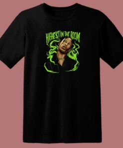 Travis Electric Green 80s T Shirt