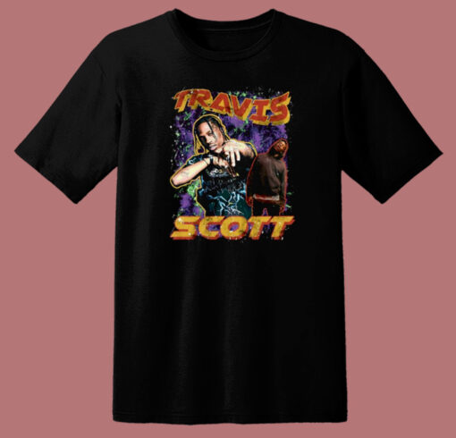 Travis Scott American Rapper 80s T Shirt