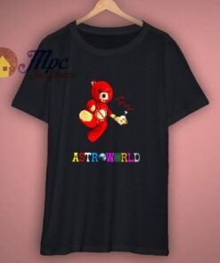 Travis Scott Astroworld Bear Exclusive T Shirt