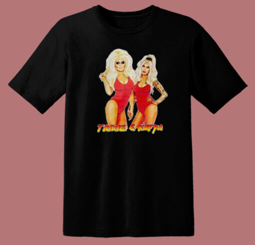 Trixie and Katya Swimsuit T Shirt Style