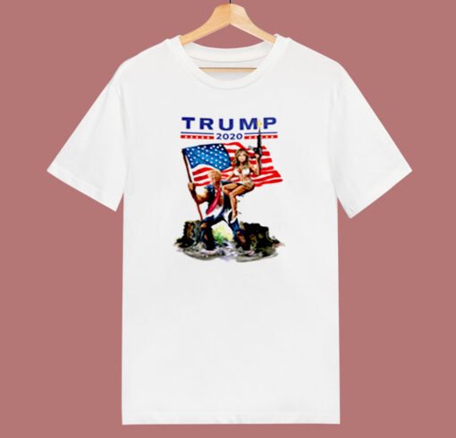 Trump Drain The Swamp With Melania 80s T Shirt