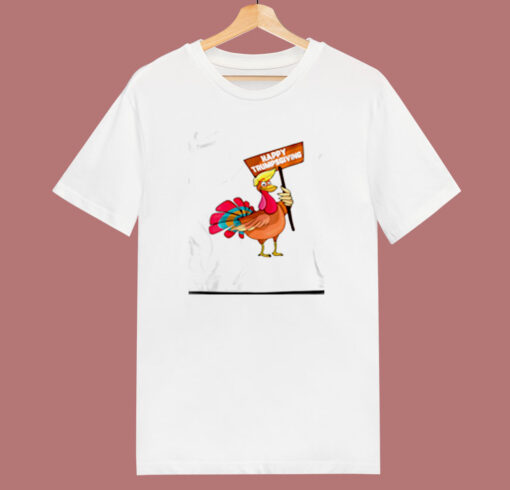 Trump Sgiving Thanksgiving Turkey Pun 80s T Shirt