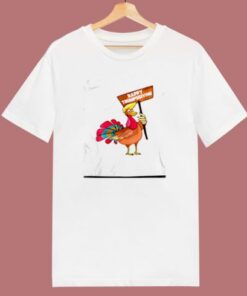 Trump Sgiving Thanksgiving Turkey Pun 80s T Shirt
