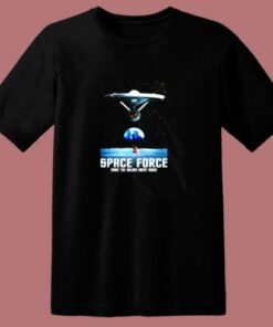 Trump’s Space Force Ussf X Star Trek Boldly Go 80s T Shirt