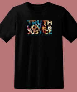 Truth Love Justice Ww 1984 80s T Shirt
