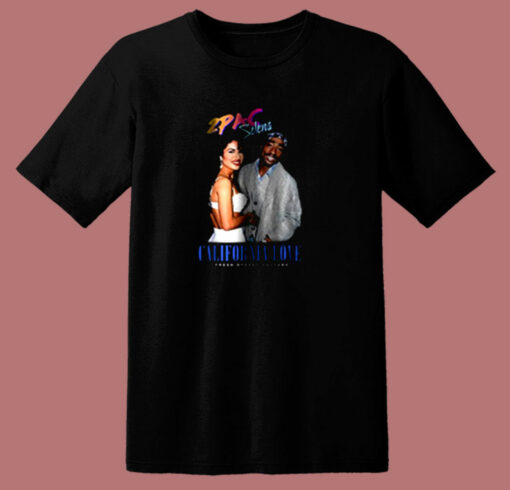 Tupac And Selena California Lov 80s T Shirt