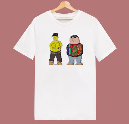 Tupac Simpson And Peter Dad Real Hip T Shirt Style