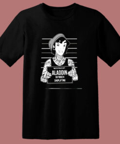 Twisted Punk Disney Aladdin Mugshot 80s T Shirt Twisted Punk Disney Aladdin Mugshot 80s T Shirt