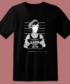 Twisted Punk Disney Aladdin Mugshot 80s T Shirt
