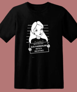 Twisted Punk Disney Alice In Wonderland Mugshot 80s T Shirt Twisted Punk Disney Alice In Wonderland Mugshot 80s T Shirt