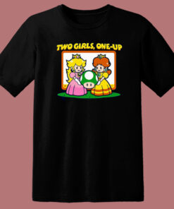 Two Girls One Up Game Parody T Shirt Style Two Girls One Up Game Parody T Shirt Style