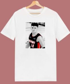Tyler Herro Snarl Lip Raise Miami Heat Nba Finals 80s T Shirt