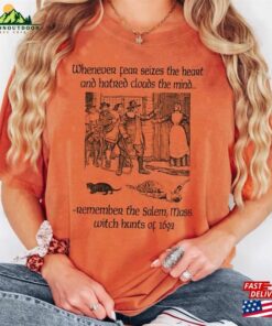 1692 Salem Witch Hunt Shirt Massachusetts Trials Tee Vintage Halloween Witchcraft T Shirt Unisex Hoodie 4