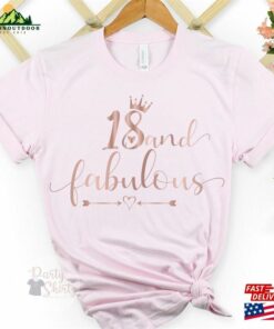 18Th Birthday Shirt For Girl Gifts Women Party 2023 Classic T-Shirt