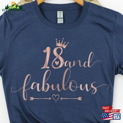 18Th Birthday Shirt For Girl Gifts Women Party 2023 Classic T-Shirt