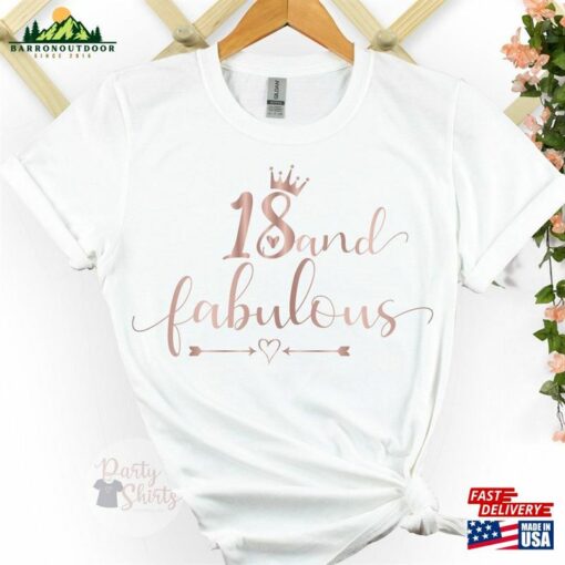 18Th Birthday Shirt For Girl Gifts Women Party 2023 Classic T-Shirt