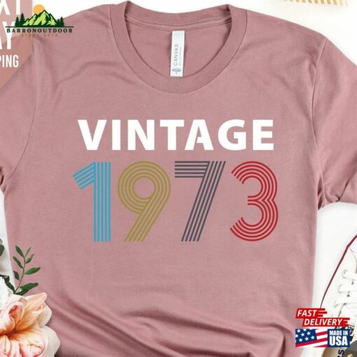 1973 Birthday Tshirt Uk 50Th Gifts For Women T-Shirt Hoodie