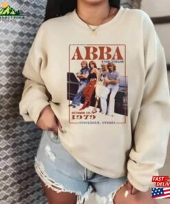 1979 Abba Comfort Color Shirt The Tour Sweatshirt Band T-Shirt Unisex