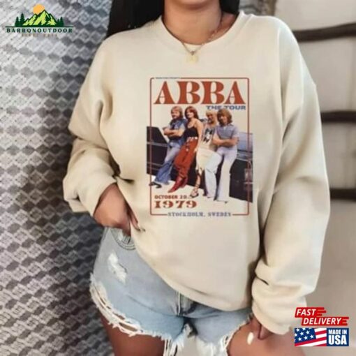 1979 Abba Comfort Color Shirt The Tour Sweatshirt Band T-Shirt Unisex