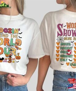 2 Sided Epcot World Tour Halloween Shirt Boozin Around The 2023 Classic T-Shirt