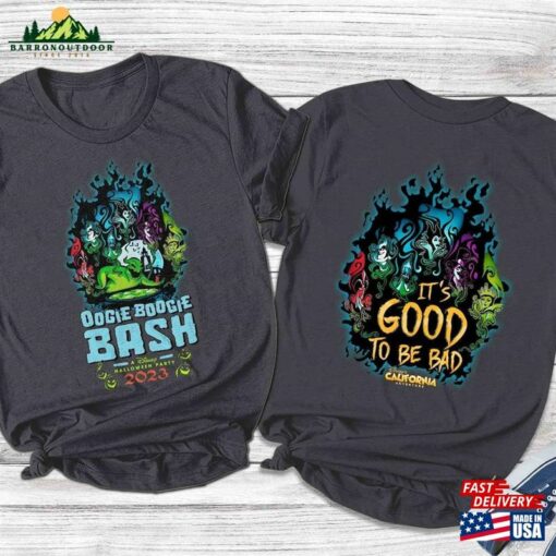 2 Sided Oogie Boogie Bash 2023 Shirt Vintage Retro Disneyland Halloween Party Hoodie Sweatshirt