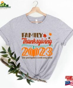 2023 Family Thanksgiving Shirt Matching Happy Hoodie Classic