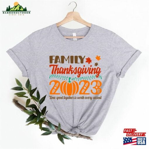 2023 Family Thanksgiving Shirt Matching Happy Hoodie Classic